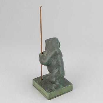 Jussi Mäntynen, sculpture, bronze, signed with stamp.
