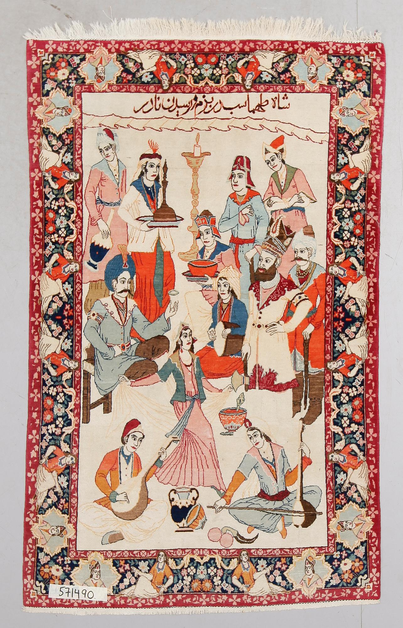 MATTA, figural, ca 206 x 131 cm.