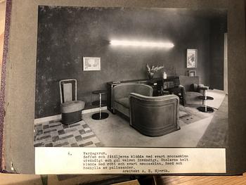 Axel Einar Hjorth, sideboard, variant av modell "Borgen", Nordiska Kompaniet 1930-tal, Swedish Grace.