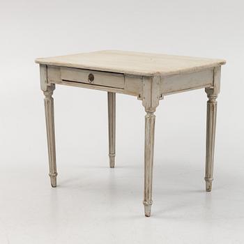 A Gustavian-style painted table, 20th century.