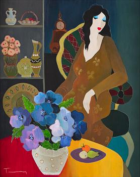 166. Isaac (Itzchak) Tarkay, "The Dreamer".