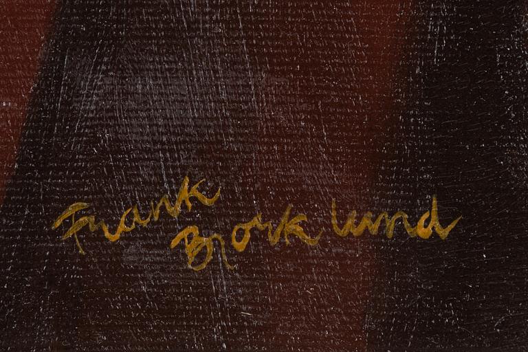 Frank Björklund, oil on canvas, signed.