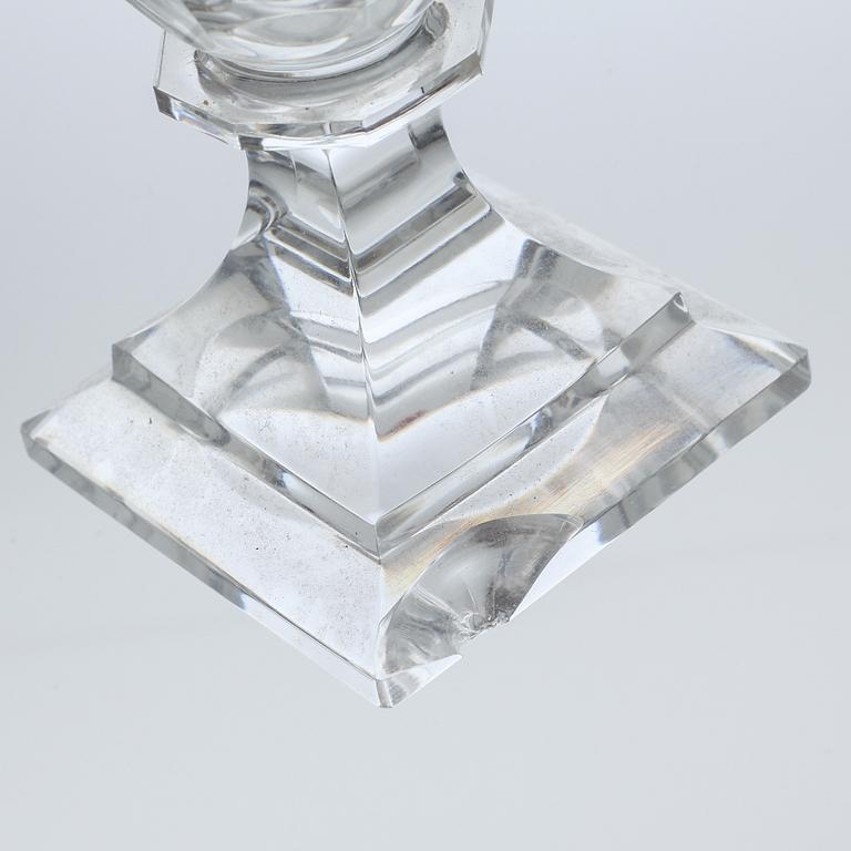 A glass tableware set of 38 pcs, "Odelberg Junior" by Kosta, second quarter of the 20th century.