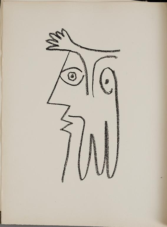 PABLO PICASSO ,  book comprising of 24 lithographs, signed by the artist and the author.