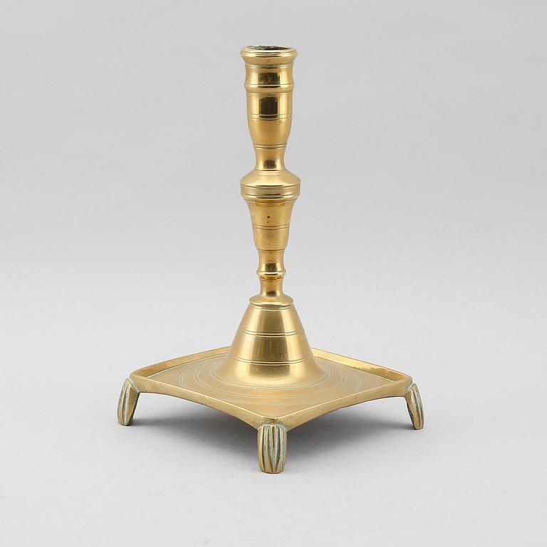 LJUSSTAKE, brons, 1600-tal.