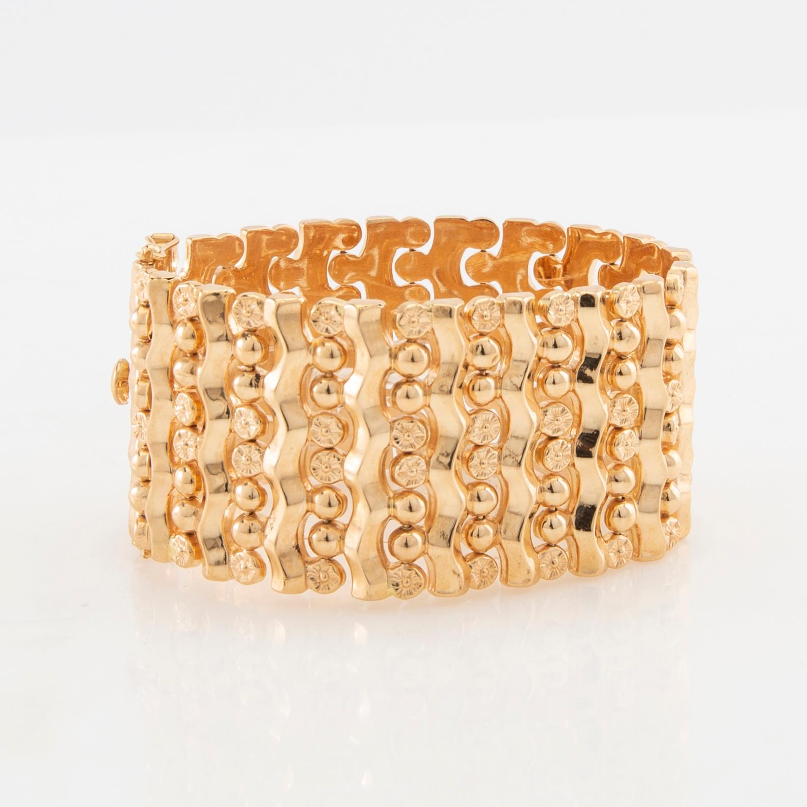 Bracelet 18K gold, Tosato Bruno Vicenza Italy.