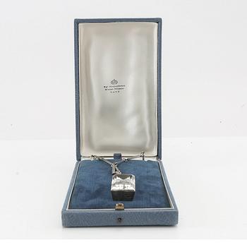 Wiwen Nilsson, collier sterlingsilver och bergkristall Lund 1944.