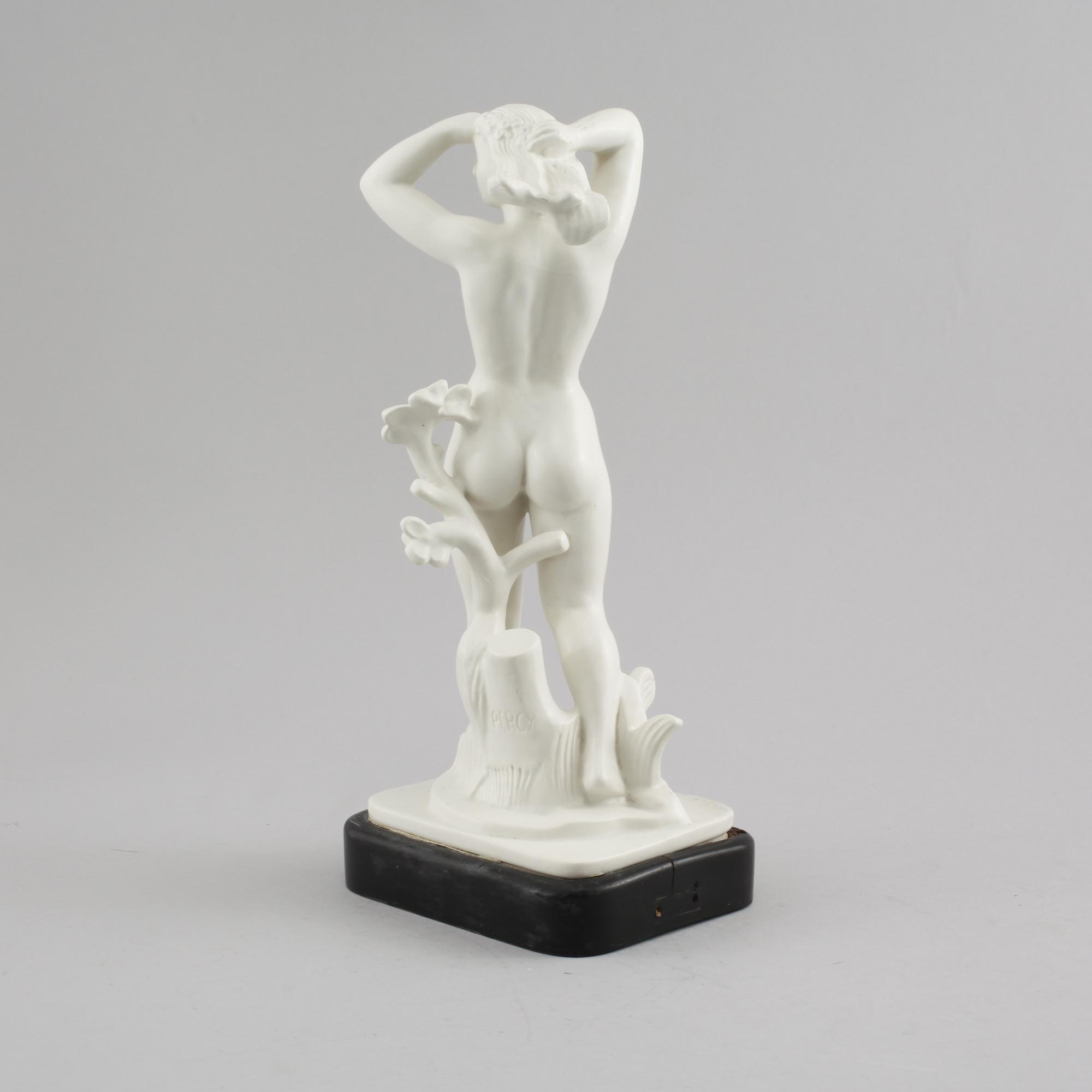 FIGURIN, flintgods, Arthur Percy, Gefle, 1900-tal.