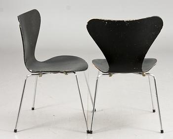 STOLAR, 2 st, "Sjuan", Arne Jacobsen, Fritz Hansen.