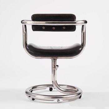 Giotto Stoppino, attributed to, a swivel chair, Italy, 1960-70s.