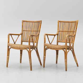 A pair of armchairs, 21st century.