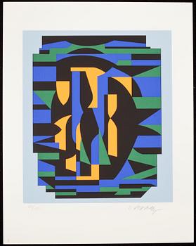 VICTOR VASARELY, mapp med 7 färgserigrafier, signerade o numrerade 131/250.