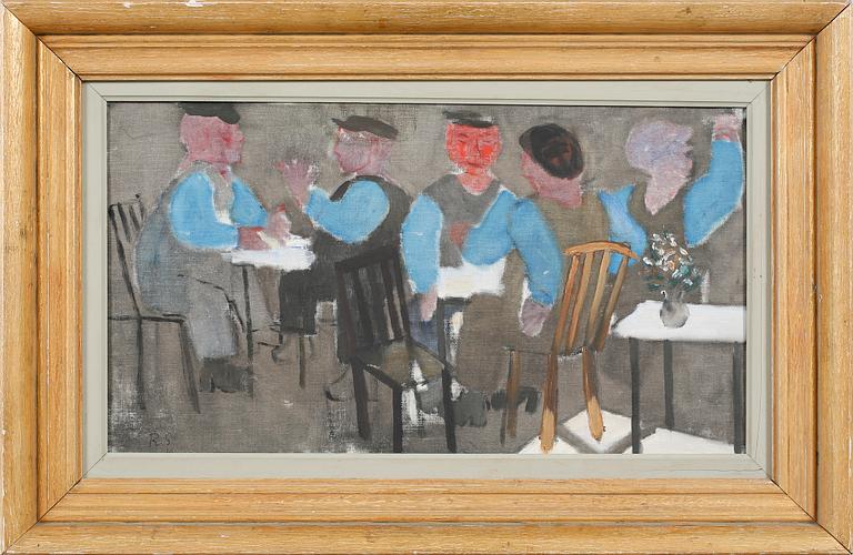 Ragnar Sandberg, "På restaurang" (At the restaurant).