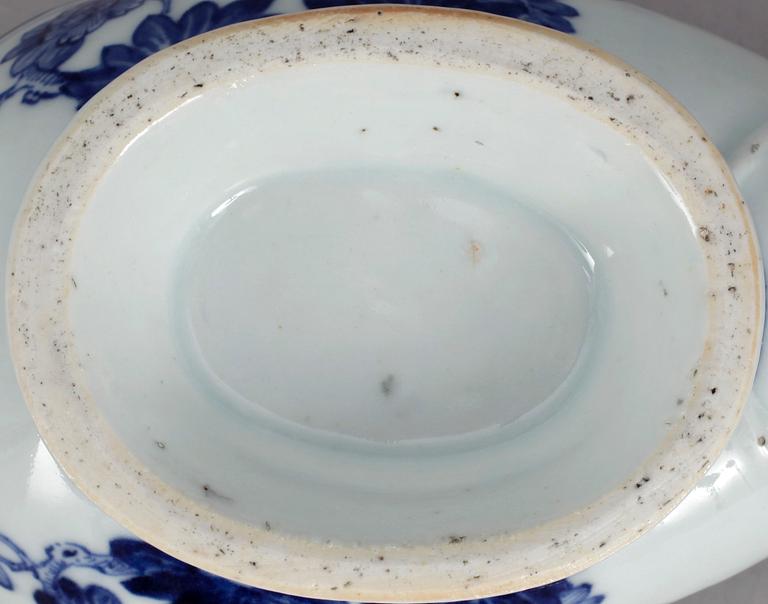 SÅSSNIPA, porslin, Qianlong, Kina 1700-tal.