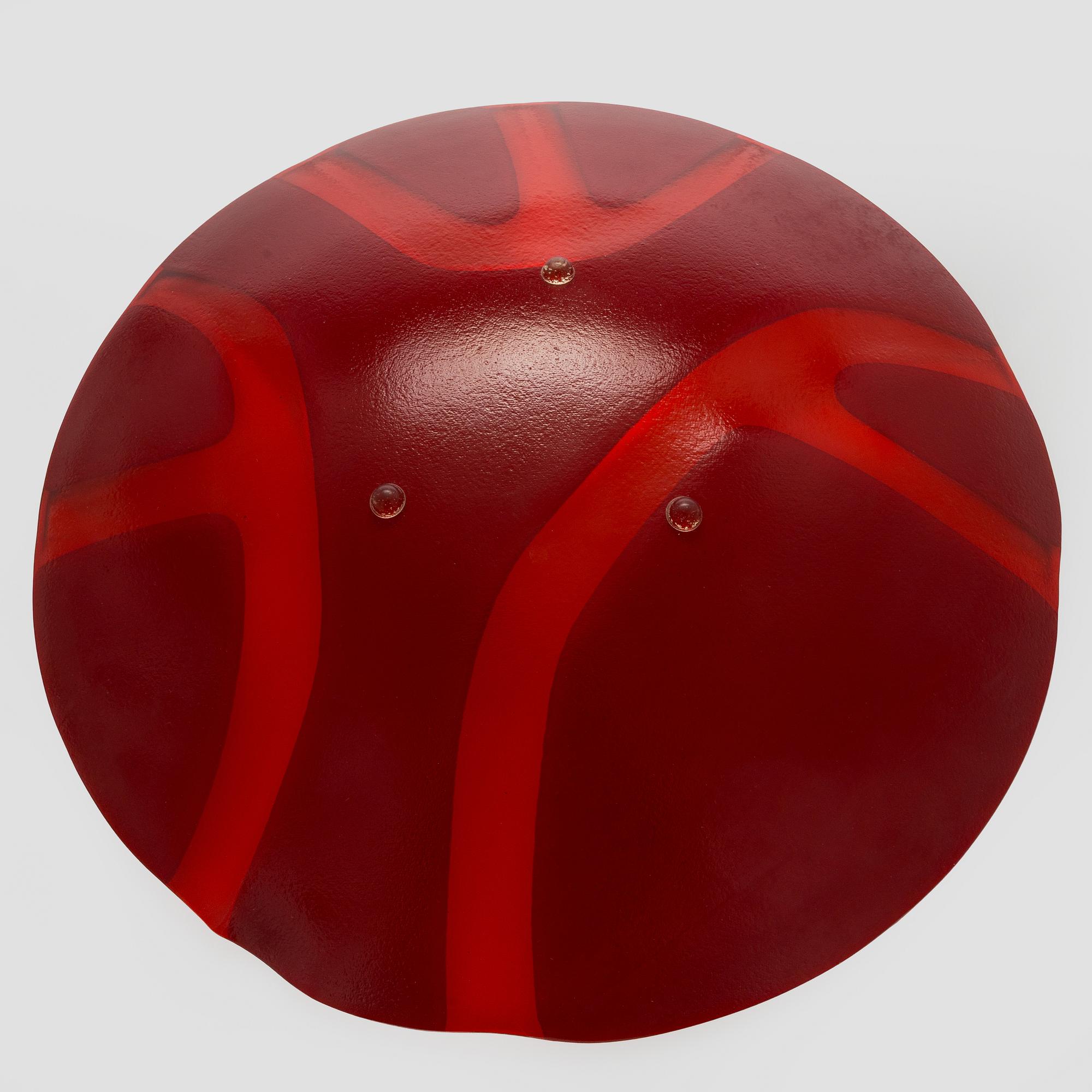 Anu Penttinen, a glass bowl, signed Anu Penttinen Nuutajärvi 2009.