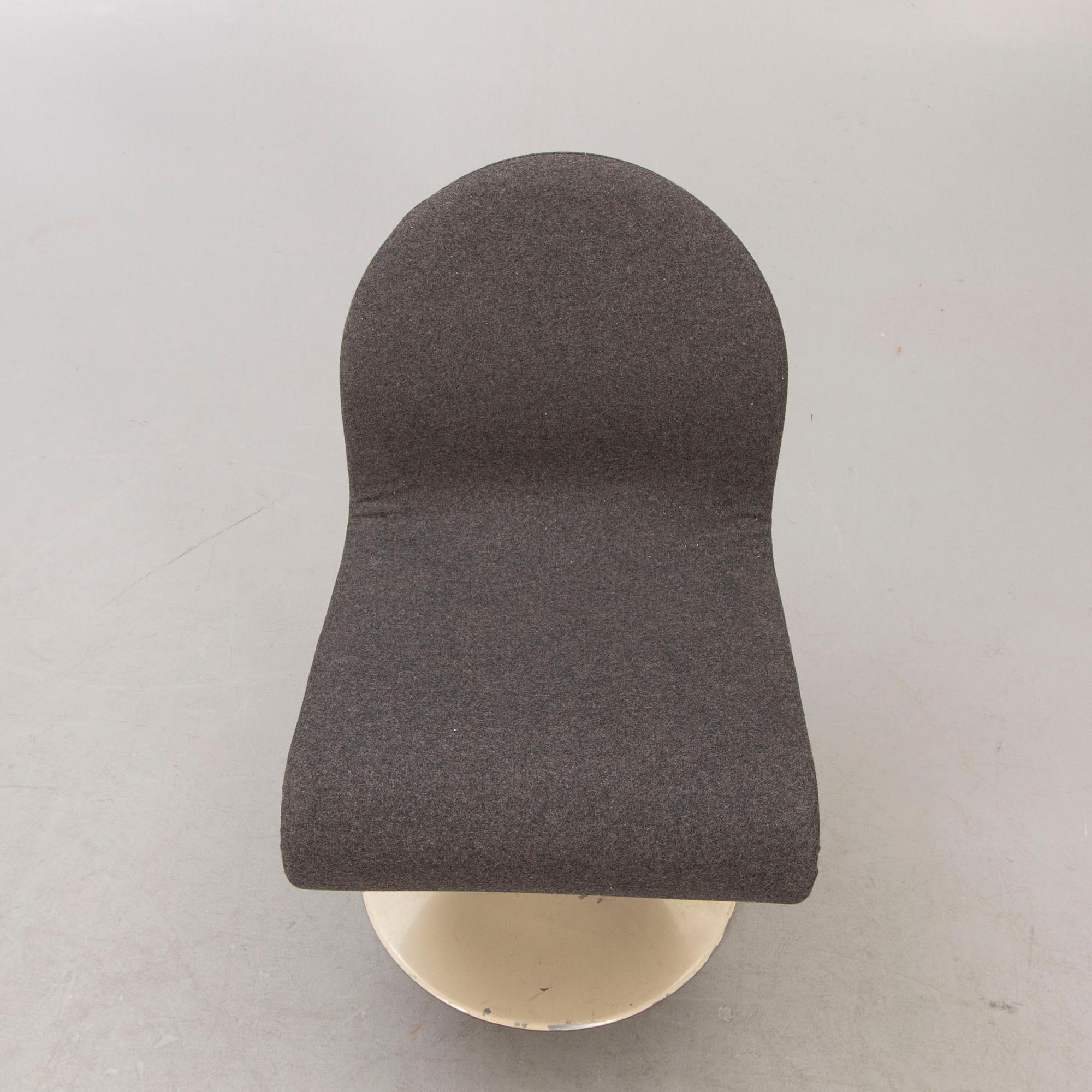 Verner Panton, stol, "System 1-2-3" för Fritz Hansen, 1970-talets mitt.