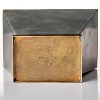 Oscar Antonsson, a "Sommar" (Summer) pewter box, Ystad-Metall, Sweden, 1930.
