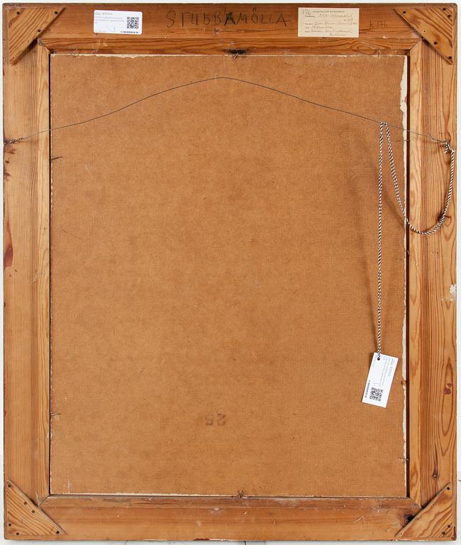 GÖSTA ADRIAN-NILSSON, olja på pannå, signerad GAN.