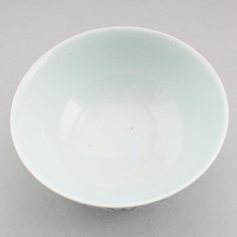 SKÅL, porslin, Kina, Mingstil, 1900-tal.