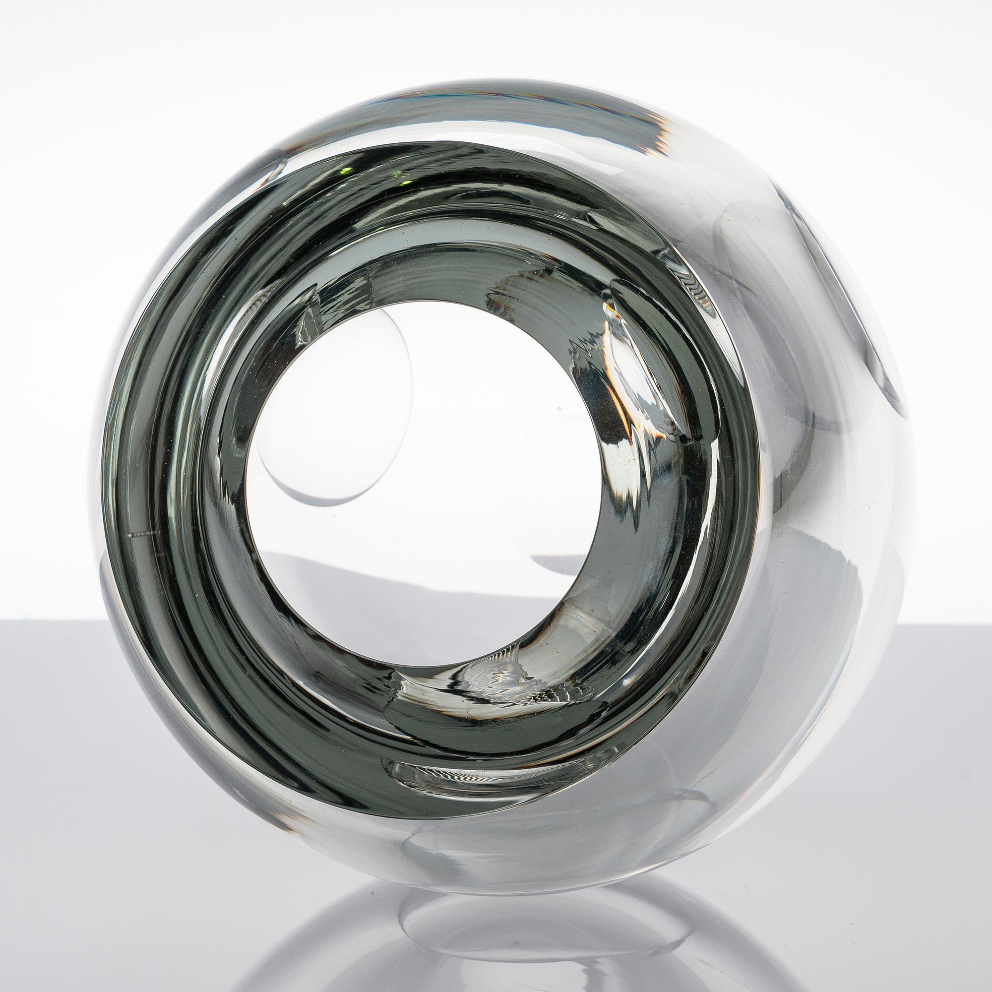 TIMO SARPANEVA,  lasiveistos, "Claritas", signeerattu Timo Sarpaneva, Iittala 1984C 1862.