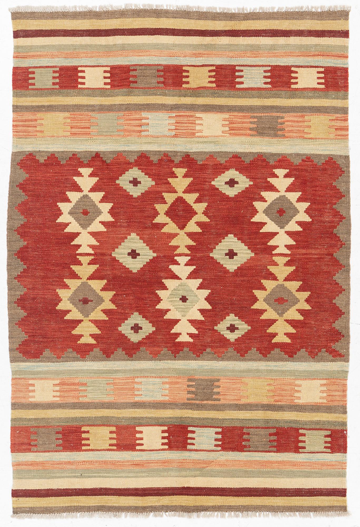 Rug, Kilim, approx. 185 x 120 cm.