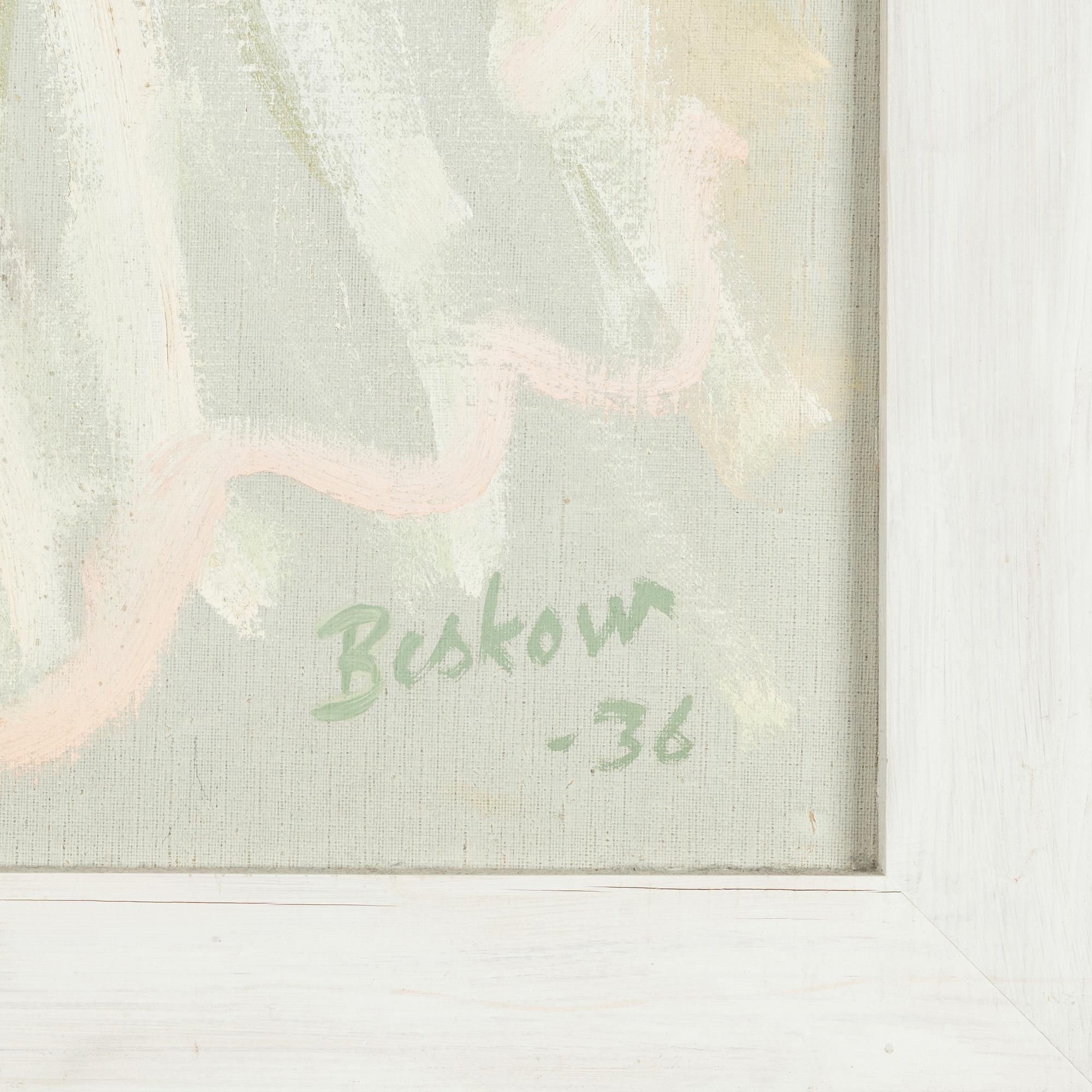 Bo Beskow, Portrait of the ballet dancer Teodora Lagerborg active at the Royal Theatre's ballet school in Stockholm.
