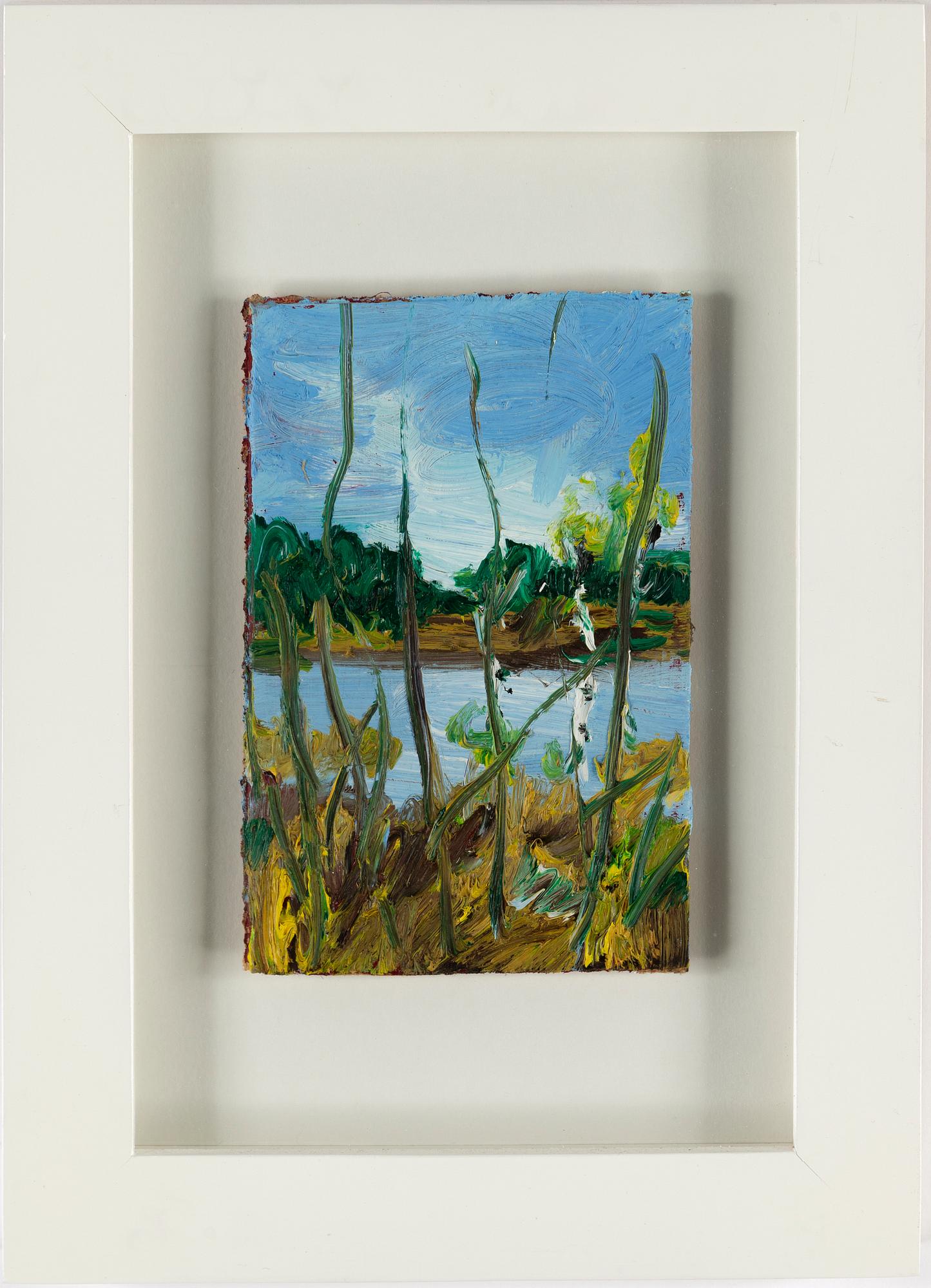 MARIE CAPALDI, oil on panel, signed verso on the panel.