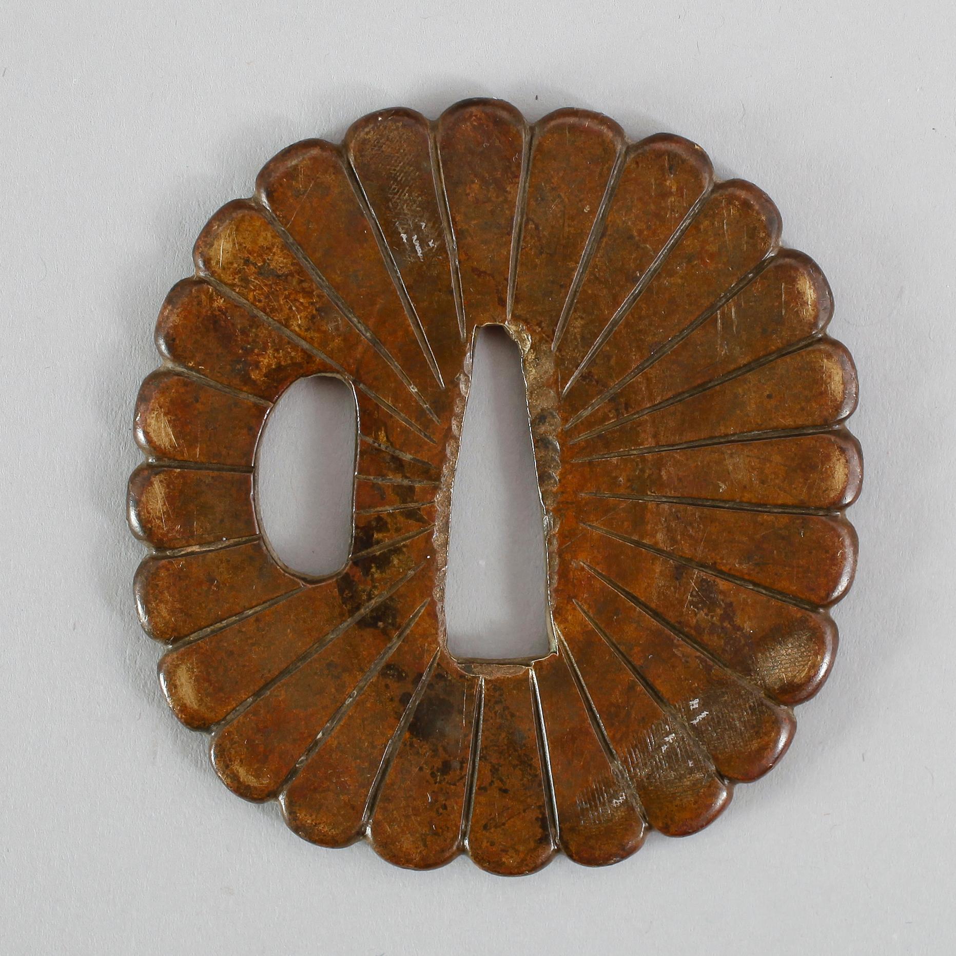 TSUBA, brons, Japan, 1800-tal.