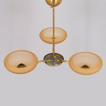 Paavo Tynell, taklampa modell 1445/3 Taito, 1930-tal.