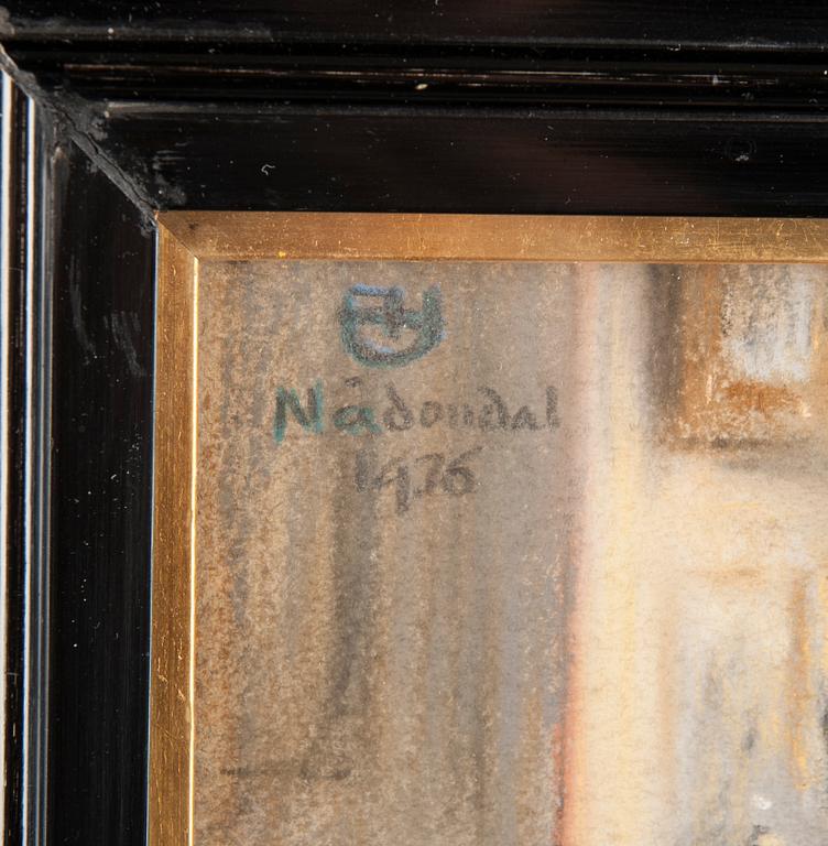 AXEL HAARTMAN, pastelli, signeerattu ja päivätty Nådendal 1936.