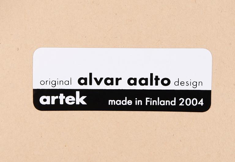 PALLAR, 2 st, modell "60", Alvar Aalto, Artek, 2000-tal.