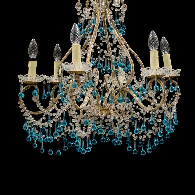 A 1930's/40's chandelier.