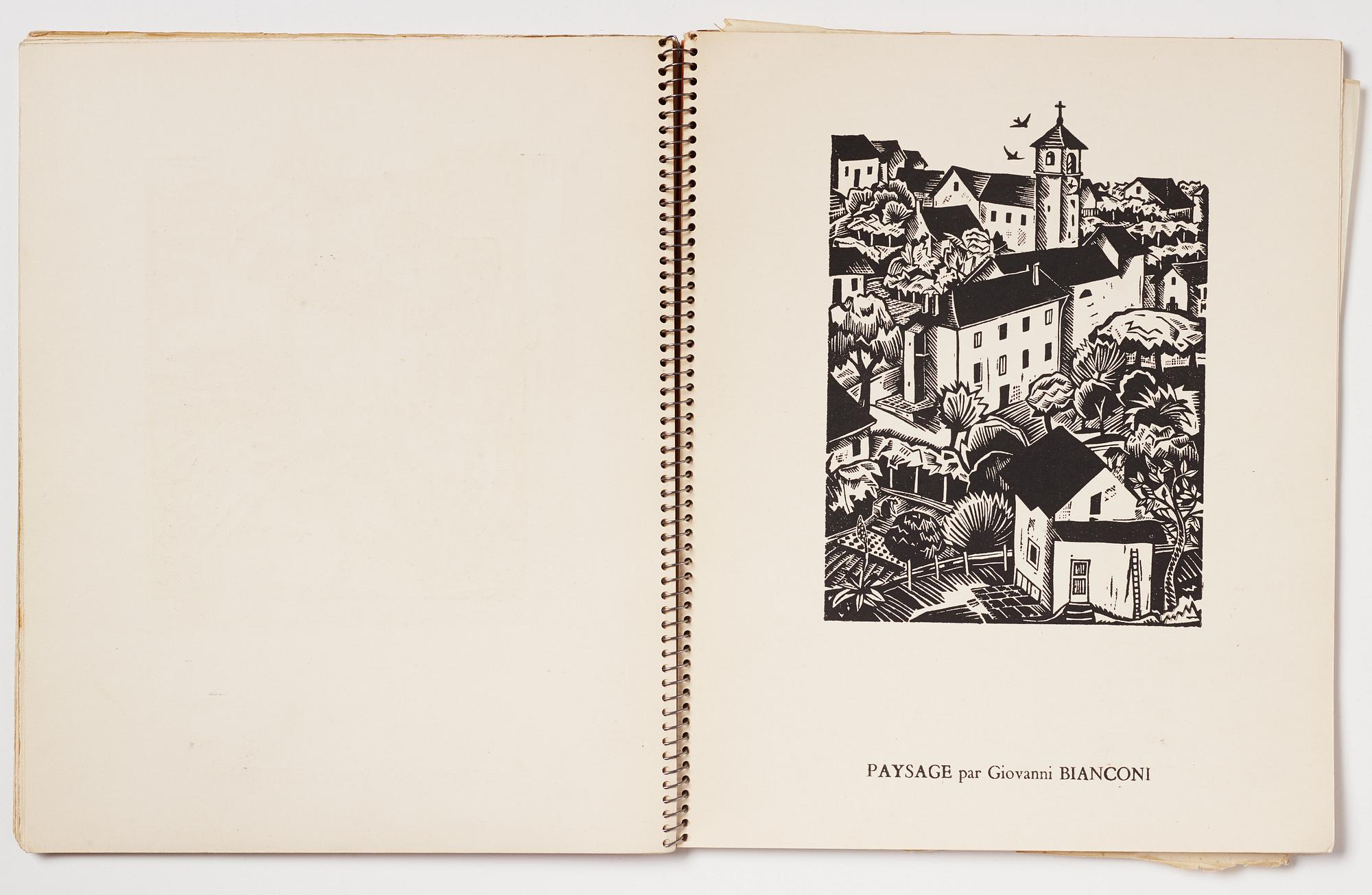 Art magazine, "Xylographie revue internationale de gravures sur bois", no 7 February 1935.