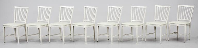 STOLAR, 8 st. "Vardags", Carl Malmsten.