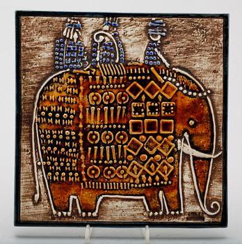 VÄGGRELIEF, stengods, Lisa Larson, Gustavsberg.