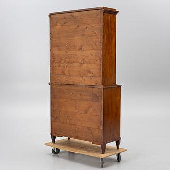 Bookcabinet, Sweden, late Gustavian style 19th century.