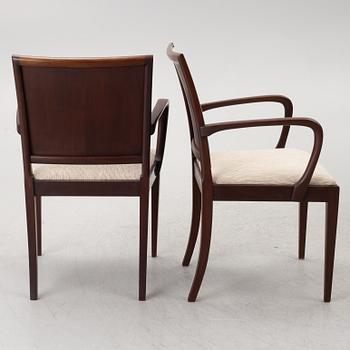 Frits Henningsen, a set of ten chairs, Denmark, mid-20th century.