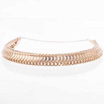ARMBAND, 18K guld. Vikt ca 36,5 g.