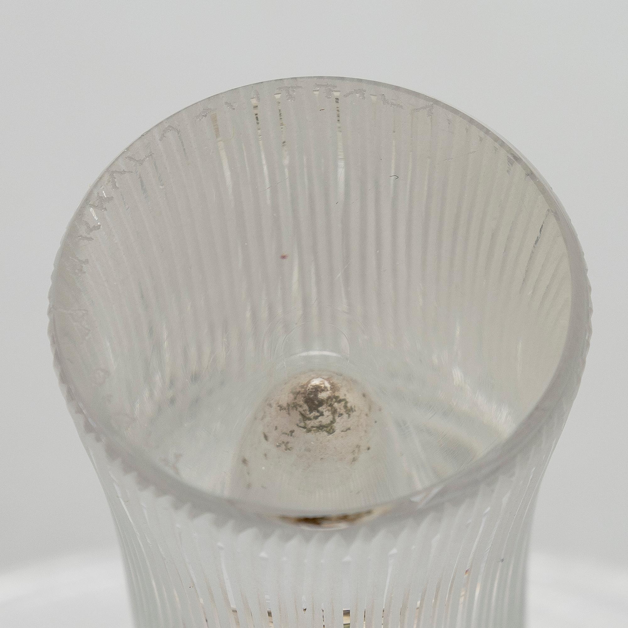 Tapio Wirkkala, a 'Chanterelle' glass vase, signed Tapio Wirkkala Iittala.