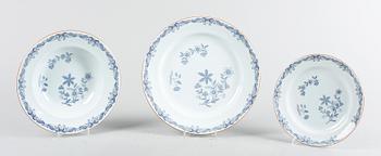 SERVISDELAR, 19 delar. Porslin, Rörstrand "Ostindia".