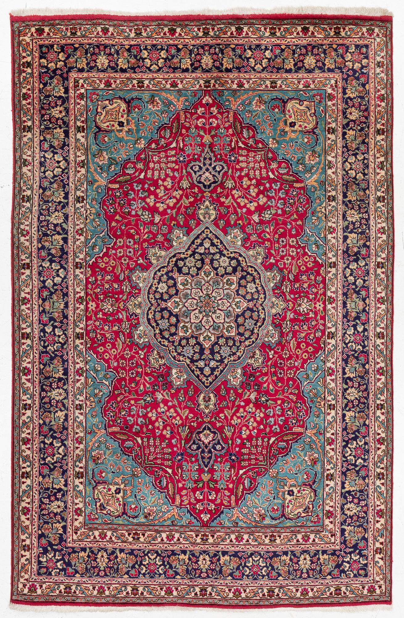 Carpet, Tabriz, approx. 310 x 198 cm.