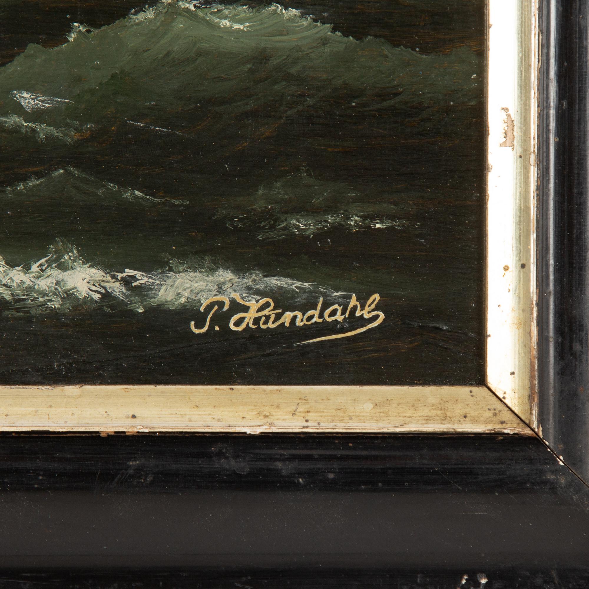 P Hundahl, Toppsegelskonaren "Cecile" af Aeresköping.