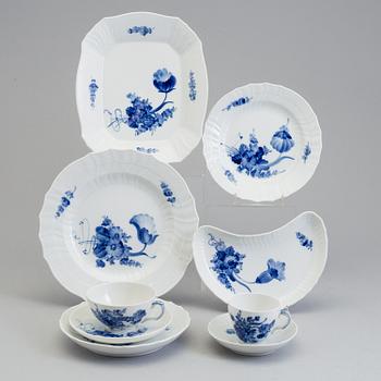 A 28 piece porcelain dinner service from Royal Copenhagen, Denmark.