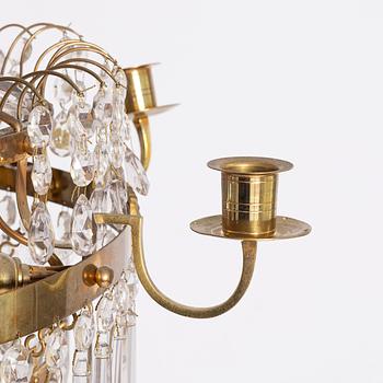 A Gustavian style chandelier, first half of the 20th Century.
