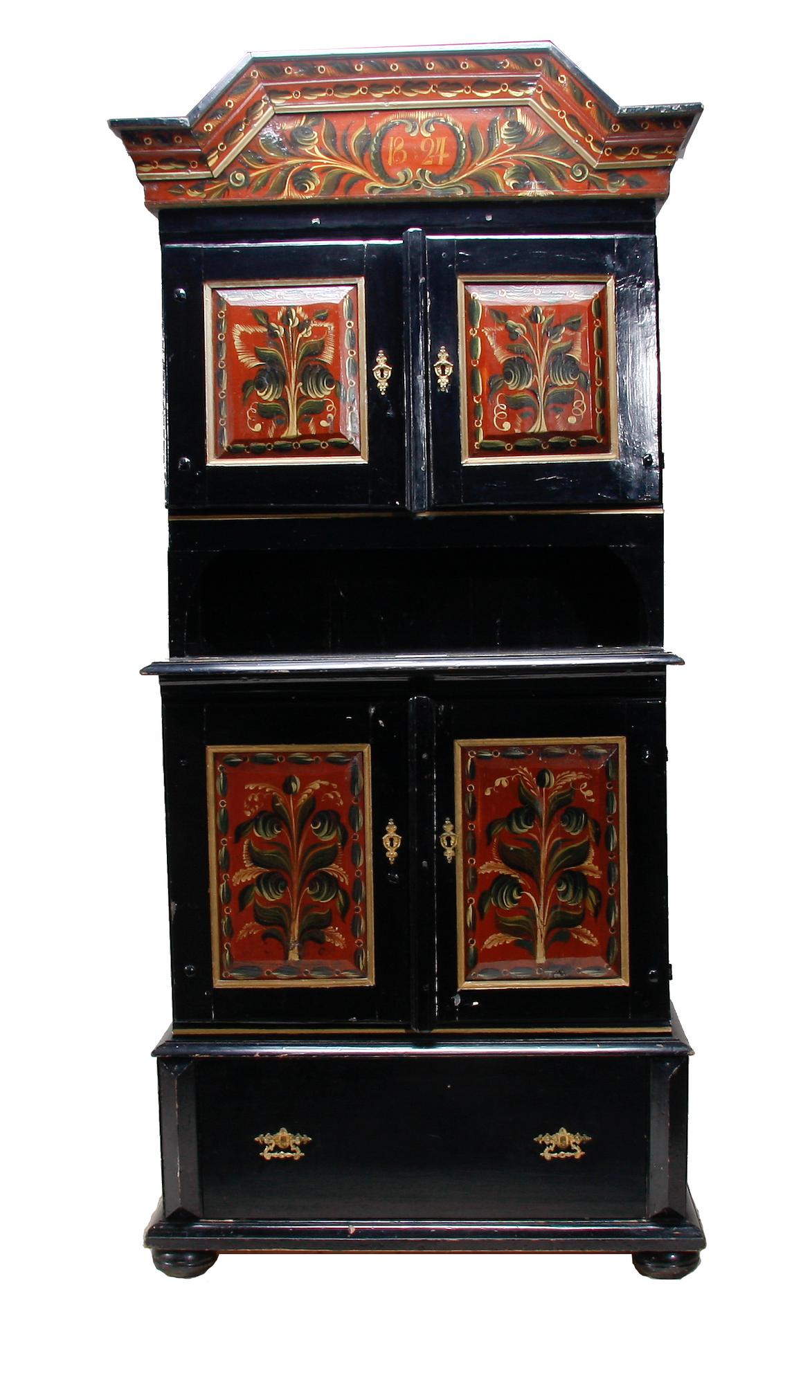 SKÅP, allmoge, 1800-tal.