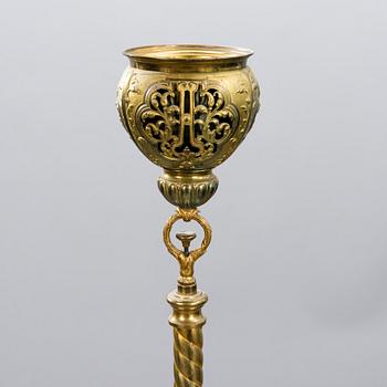 A late 19th century floor lamp.
