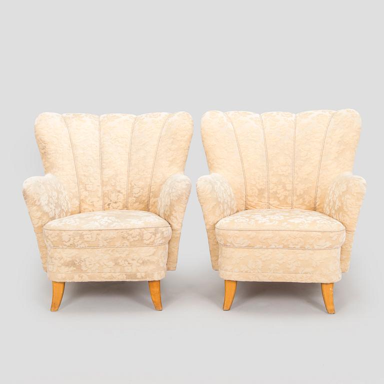 A mid-20th century armchairs.
