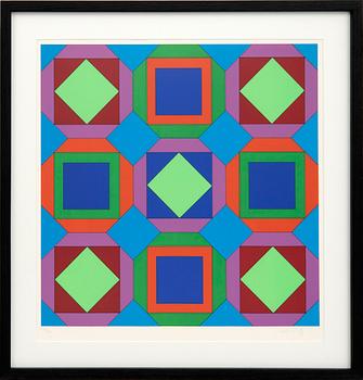 Victor Vasarely, Optisk komposition.