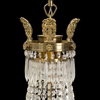 A first half of the 20th century Empire style chandelier.