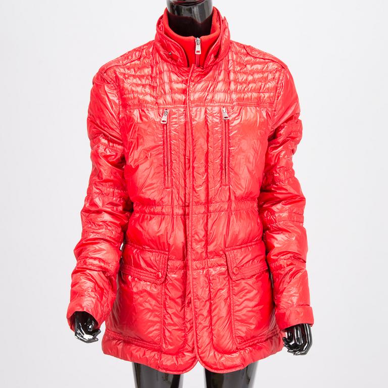 Red Light Weight Down JACKET by Moncler, size 4.